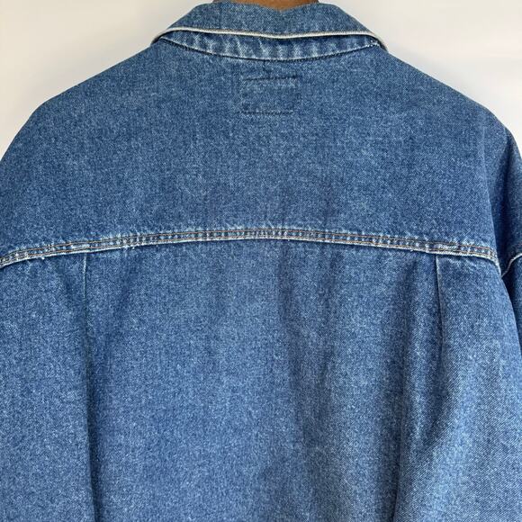 Vintage 90s Venezia Sportswear Denim Jacket Men’s 2XL 3XL Trucker Jean Coat Y2K - Picture 10 of 12